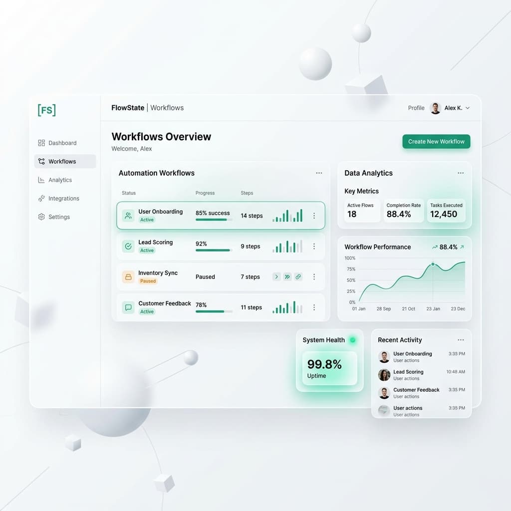 AI Automation Dashboard Workflow